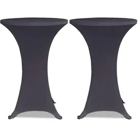 deluke Tischhusse AMAU Anthrazit Ø 60 cm 2er Set