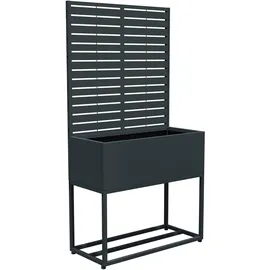 Westmann Dekora 4 Pflanzkasten mit Rankgitter 90 x 42,5 cm Anthrazit