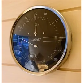 Harvia Saunazubehör Harvia Thermo-Hygrometer A-210-THS, schwarz