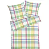 Traumschlaf Traumschlaf, Bettwäsche, Seersucker Bettwäsche Madras Karo bunt (Bettwäsche Set, 155x220 cm + 80x80 cm)