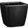 LECHUZA Quadro LS 43 Komplettset 43 x 43 x 40 cm schwarz hochglanz