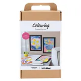 Creativ Company Kreativ Set Ausmalen, Malen nach Zahlen, Marker