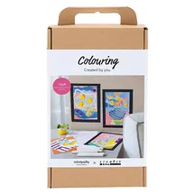 Creativ Company Kreativ Set Ausmalen, Malen nach Zahlen, Marker