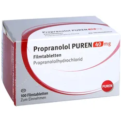 Propranolol Puren 40 mg Filmtabletten 100 St