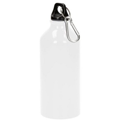 elasto Thermoflasche Aluminiumflasche "Sporty" 0,6 l weiß