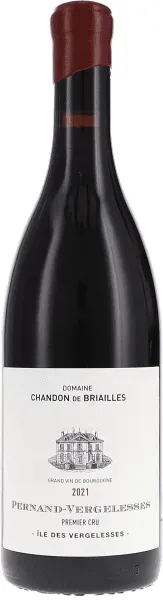 Pernand-Vergelesses 1er Cru Île des Vergelesses ungeschwefelt, Sans Sulfites Ajoutés Chandon de Briailles 2021 BIO