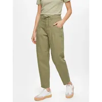 s.Oliver Ankle-Hose mit Barrel Leg und Garment Dye Grün 34