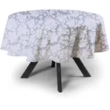 MyVorrei Tischdecke, rund, schmutzabweisend, Jacquard, aus Polyester, 100 % 180 x 180 cm