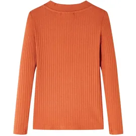 vidaXL Kinder-Langarmshirt Dunkelorange 104