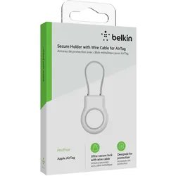 Belkin - Tasche für Airtag - weiß - für Apple AirTag