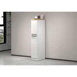 kochstation Apothekerschrank KS-Sole 30 x 60 x 165 cm Weiß
