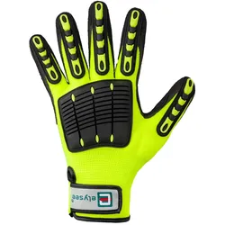 Handschuhe RESISTANT - leuchtgelb;schwarz - 8
