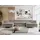 MKS Meble Ecksofa U-form Cord 2-Sitzer Grau