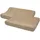 Meyco Baby Wickelauflagenbezug Frottee - 2er Pack - 50x70cm - Spannbetttuch Wickelunterlage - 80% Baumwolle - Oeko Tex zertifiziert - weich - waschmaschinenfest - Taupe