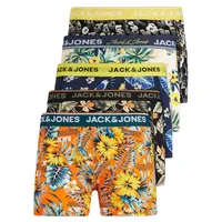 Jack & Jones Boxershorts Jacvel (5-St., 5er Pack) gute Passform durch elastische Baumwollqualität XL