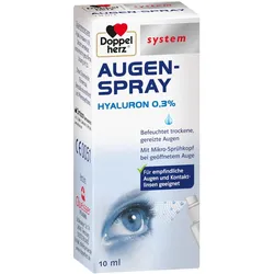 Doppelherz system AUGEN-SPRAY HYALURON 0,3%  10 ml Flüssigkeit