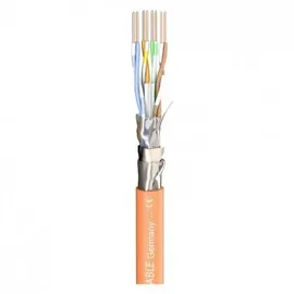 SOMMER CABLE 580-0465FC Netzwerkkabel CAT 6a F/UTP Orange Meterware