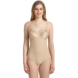 Corsage ANITA SINCE 1886 "Safina", Damen, Gr. 90, Cup C, beige (sand), Obermaterial: 60% Polyamid, 15% Elasthan, 10% Baumwolle, 10% Polyester, 5% Viskose, casual, Corsagen, transparente Stickereien, Entlastungsträger und formender Bauchbereich