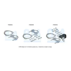BM CATALYSTS Montagesatz, Katalysator  für VW FK80025