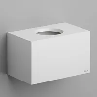viverso WC-Bürste AGA Design U Box Weiß