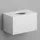 viverso WC-Bürste AGA Design U Box Weiß