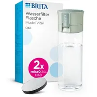 Brita 1052260 Wasserfiltration Flasche 0,6 l, Hellgrün