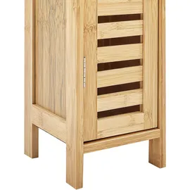 Beliani Olathe Toilettenpapier-Schrank 18 x 72 x 17 cm Hellbraun