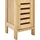 Beliani Olathe Toilettenpapier-Schrank 18 x 72 x 17 cm Hellbraun