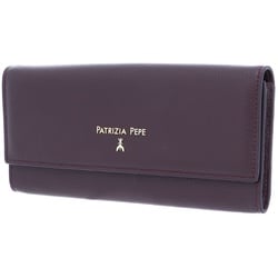 PATRIZIA PEPE Pepe City Clutch Violet Swan