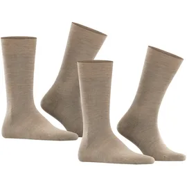 Esprit Herren Socken Basic Wool SO 2P 17813-5410 39-42 - Nutmeg Mel - 39-42