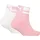 Puma Clyde Cushioned Quarter Socken 2er Pack Rosa/Weiß 35-38