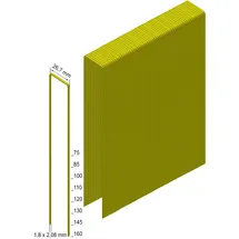 Prebena Breitrückenklammern WP 75 2900 Stück