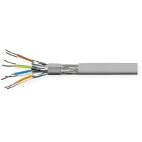 Value S/FTP-(PiMF-)Kabel, Kat.8 (Class I), Massivdraht, AWG22, LSOH, 100 m