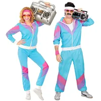 Widmann 80er Jahre Trainingsanzug Kostüm Unisex XL