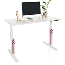 HJH Office Schreibtisch Stand Pro Weiß