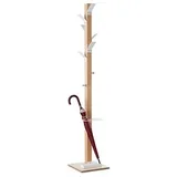 Paperflow Kleiderständer easyCloth Wood Range Modell A PECPP.13 weiß Holz 8 Haken 32,0 x 178,0 cm