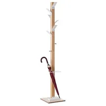 Paperflow Kleiderständer easyCloth Wood Range Modell A PECPP.13 weiß Holz 8 Haken 32,0 x 178,0 cm