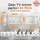 Easy Life EasyLife TV Wandhalterung elektrisch Auto Drive-out 32–75 Zoll | 50 kg | Weiß