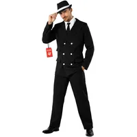Fun Shack Kostüm Gangster 20er Jahre Herren, Mafia Anzug, Perfekt für Karneval und Halloween, L