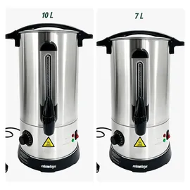Relaxdays Glühweinkocher 7 l Silber