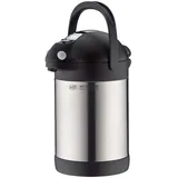 Alfi BIG SPENDER 2,2 Liter, Getränkespender aus mattiertem Edelstahl, integrierte Pumpe, hält 12 Stunden warm, 24 Stunden kalt, für 18 Tassen, mit Tragegriff, ideal für Bewirtung, BPA-frei