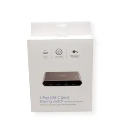 ATEN US3342 2 x 4-Port USB 3.0 Sharing Switch Power Pass-Through/ File Sharing