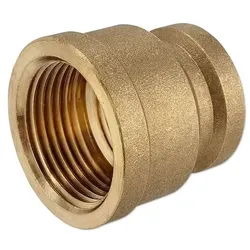 Messing Gewindefitting-Reduziermuffe 3/4'' IG x 1/2'' IG