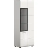 Möbel Boss Vitrine ICE 60 x 34 x 160 cm Weiß