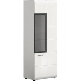 Möbel Boss Vitrine ICE 60 x 34 x 160 cm Weiß