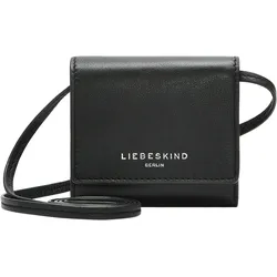 Geldbörse LIEBESKIND BERLIN "Purse WALLETS M SHEEP NATURAL", schwarz, Leder, Kleinlederwaren