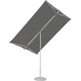 Glatz Sonnenschirm Flex Roof 210 x 150 cm Polyester Grau