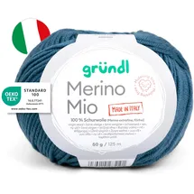 Gründl Wolle Merino Mio blaugrün 50 g