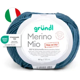 Gründl Wolle Merino Mio blaugrün 50 g