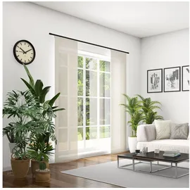 Neutex for you! Schiebegardine Allure (1 St), Paneelwagen, halbtransparent, Jacquard, Breite: 60 cm, nach Maß braun 60 cm x 145 cm